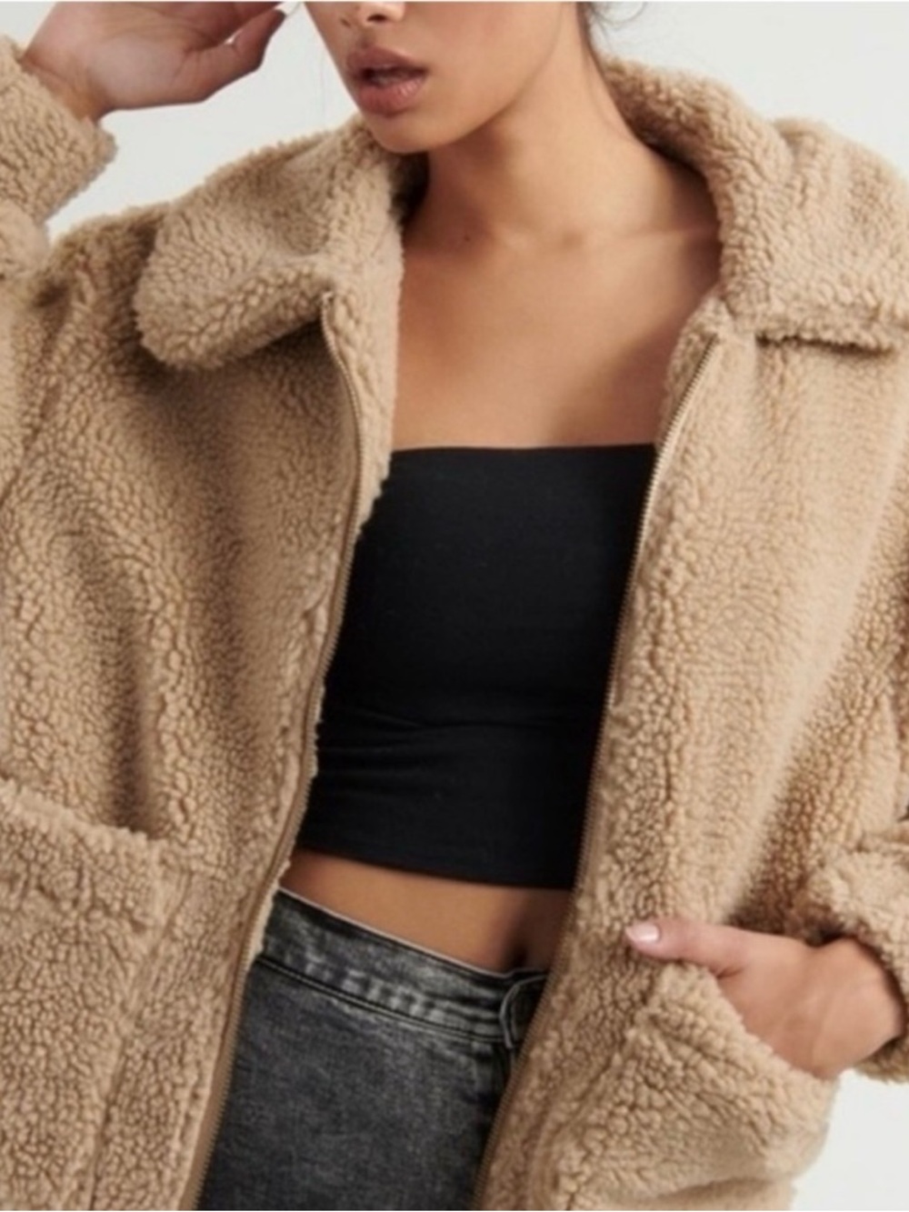 Garage Cozy Teddy Fleece Jacket